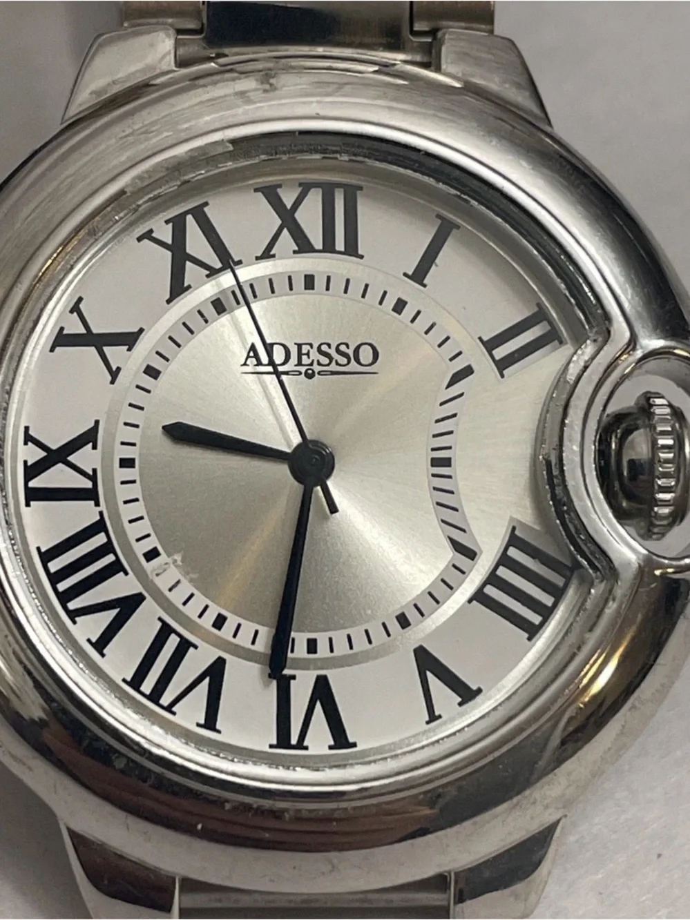 Art Deco Roman Adesso Neuvoux Stainless Men's 40mm Dress Automatic Watch
